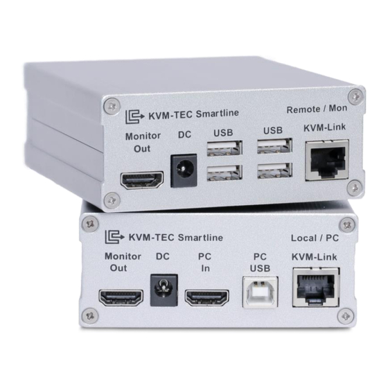 KVM tec Smartline SVX1 Ver. 1.4 Bedienungsanleitung