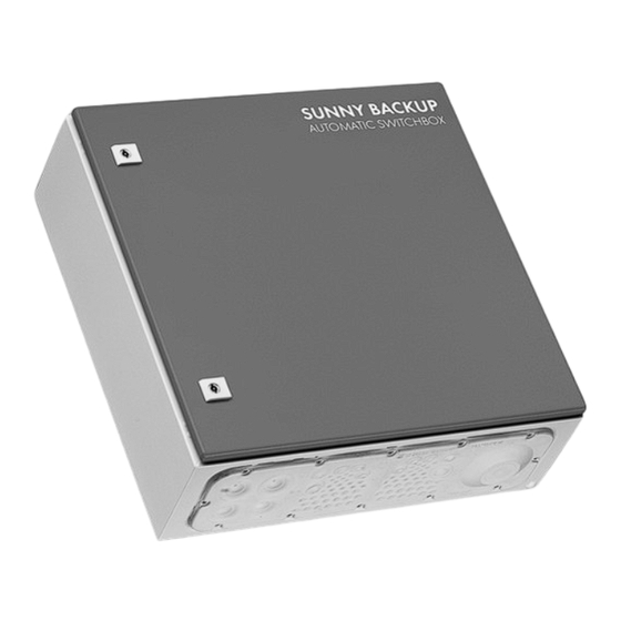 SMA AUTOMATIC SWITCH BOX M Installationsanleitung