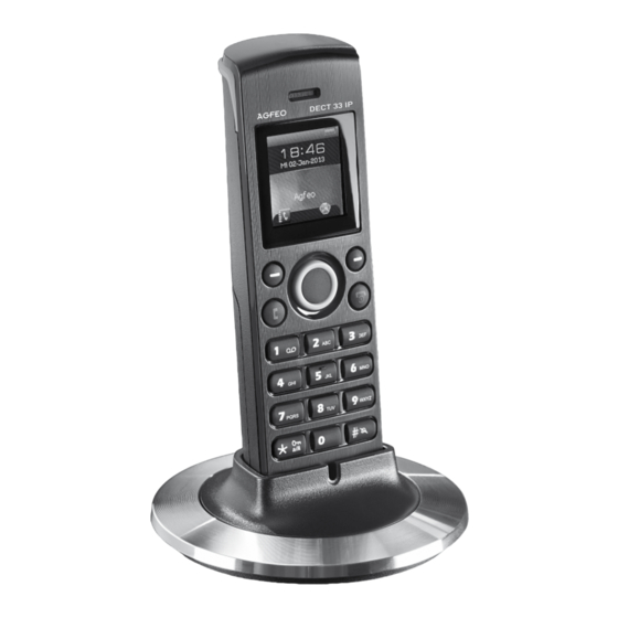 AGFEO DECT 33 IP Bedienungsanleitung