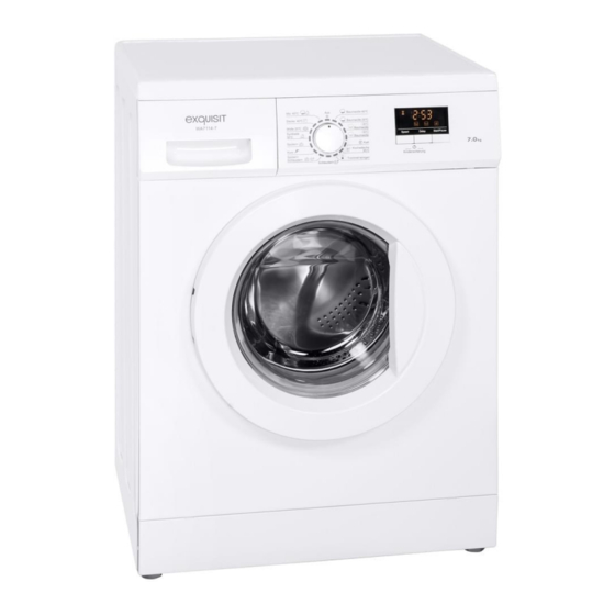 exquisit WA 7114-7 Gebrauchs- Und Installationsanweisung