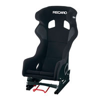 RECARO PRO RACER SPA HANS Bedienungsanleitung