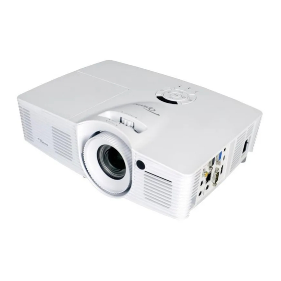 Optoma EH416e Kurzanleitung
