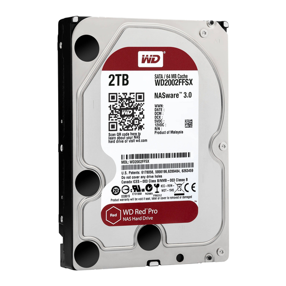 Western Digital WD2002FFSX Bedienungsanleitung