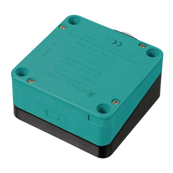 Pepperl+Fuchs NJ40-FP-SN-P1 Betriebsanleitung