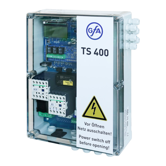 GFA TS 400 Montageanleitung