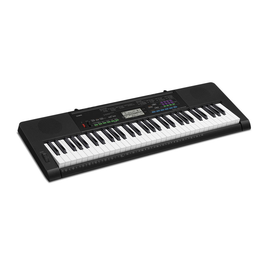 Casio CTK-3400SK Handbuch
