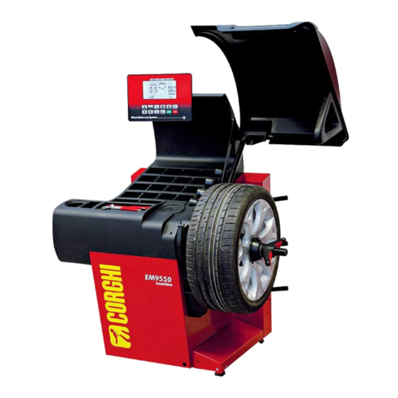 Corghi EM 9550 Plus LaserLine Betriebsanleitung
