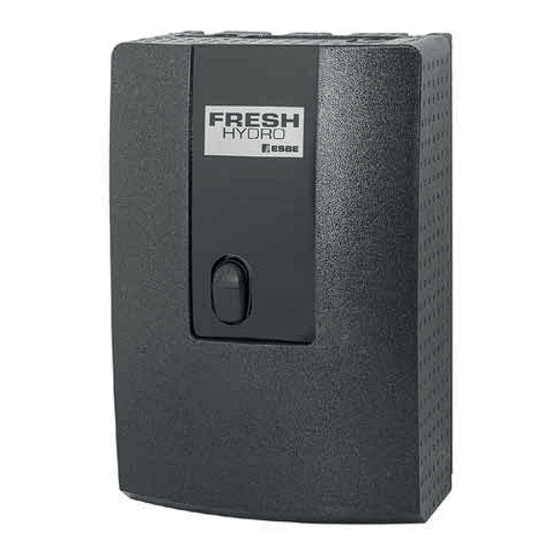 ESBE FRESH HYDRO FSK100 Serie Anleitung