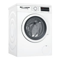 Bosch WU Serie Gebrauchs- Und Aufstellanleitung