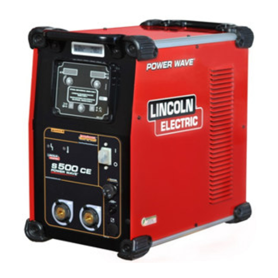 Lincoln Electric POWER WAVE S350 CE Bedienungsanleitung