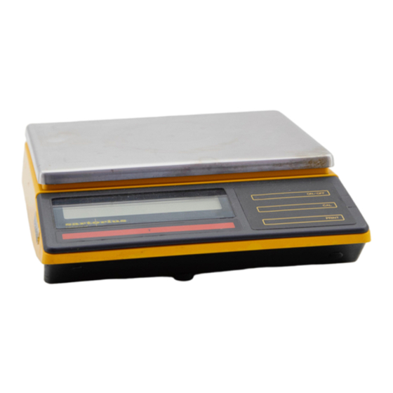 Sartorius Universal U 4100 Aufstellungs- Und Betriebsanleitung