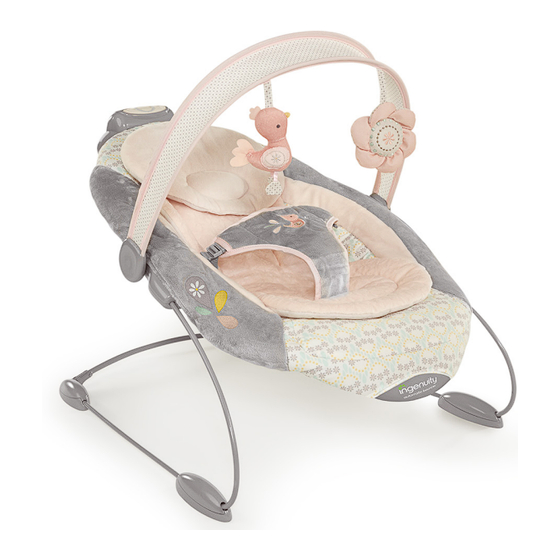Kids II Ingenuity SmartBounce Automatic Bouncer 60339-ES Bedienungsanleitung