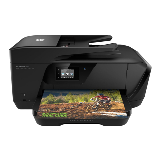 HP OfficeJet 7510 Wide Format All-in-One Printer series Handbuch