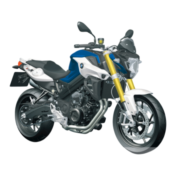 BMW Motorrad F 800 R 2015 Betriebsanleitung