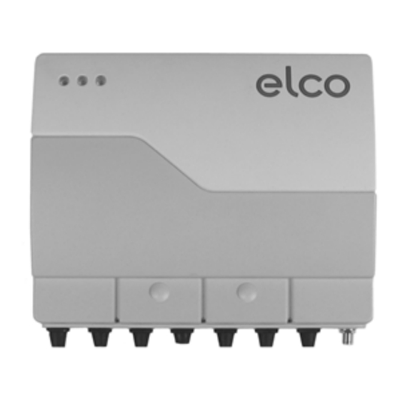 elco REMOTE BOX Betriebsanleitung
