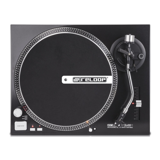 Reloop RP2000M Bedienungsanleitung