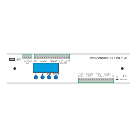 MBNLED PRO CONTROLLER 6 MULTI 4G L513524G6 Bedienungsanleitung