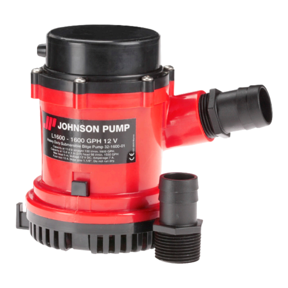 SPX JOHNSON PUMP L1600 Bedienungsanleitung