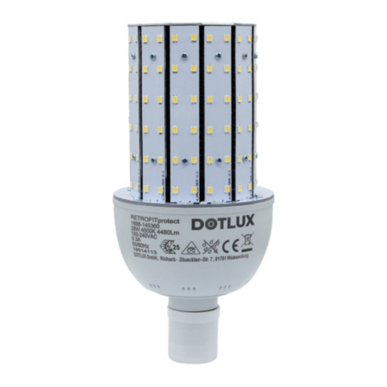 DOTLUX RETROFITprotect Bedienungsanleitung