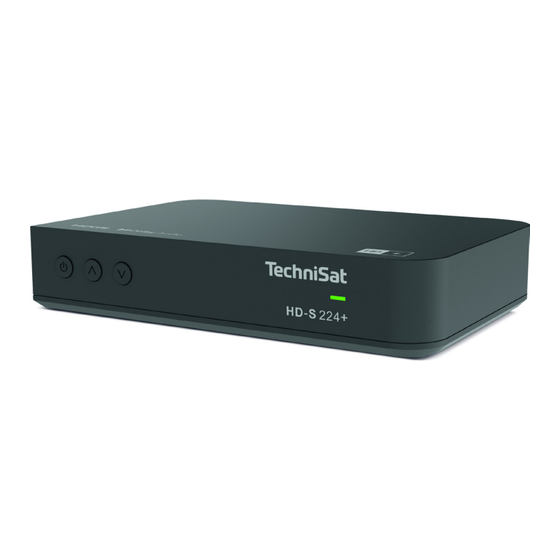 TechniSat HD-S 224+ Bedienungsanleitung