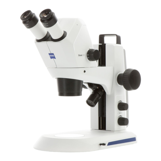 Zeiss Stemi 305 cam Bedienungsanleitung