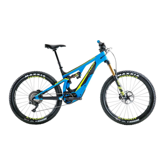 PIVOT cycles Shimano STEPS E8000-System Benutzerhandbuch