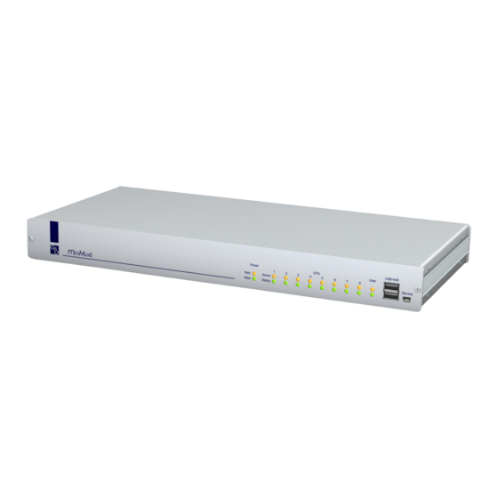 Guntermann & Drunck miniMUX8 Installationsanleitung