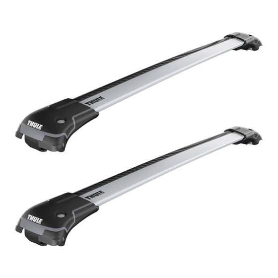 Thule WingBar Edge 958X Bedienungsanleitung