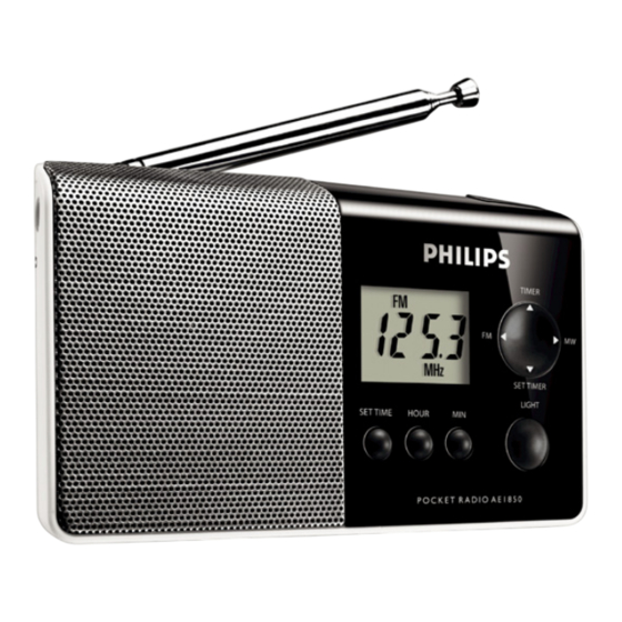 Philips AE1850 Benutzerhandbuch