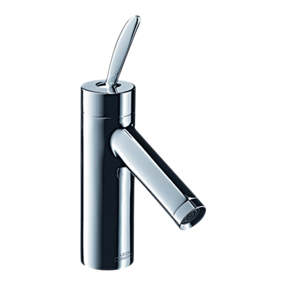 HANSGROHE AXOR Starck 10010 series Montageanleitung