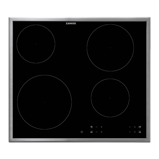 ZANKER KEV6340XXK Benutzerinformation