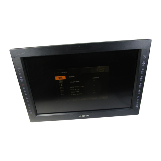 Sony LMD-1750W Bedienungsanleitung