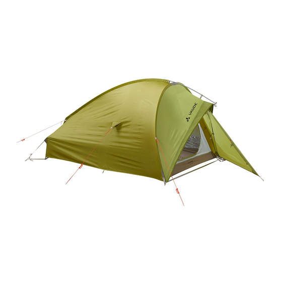 Vaude TAURUS 2P Bedienungsanleitung