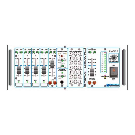 Phoenix POWER VOICE-5E.1 Bedienungsanleitung