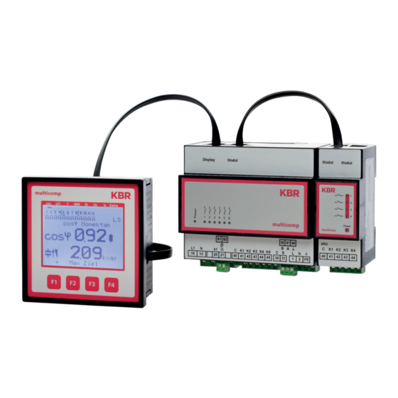 KBR multicomp D6-3 Serie Bedienungsanleitung