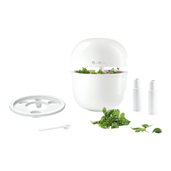 Bosch SmartGrow MSGP3 Gebrauchsanleitung
