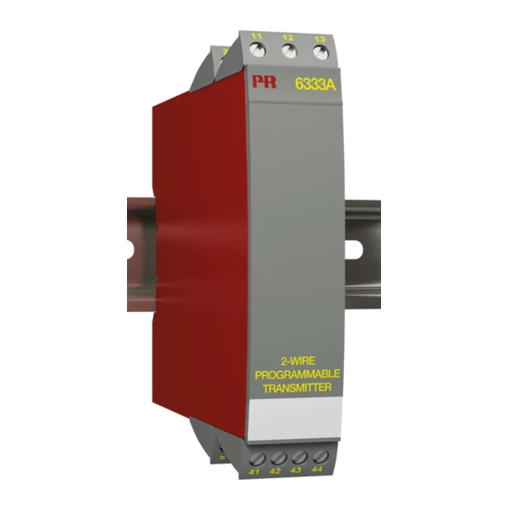 PR electronics 6333 Handbücher