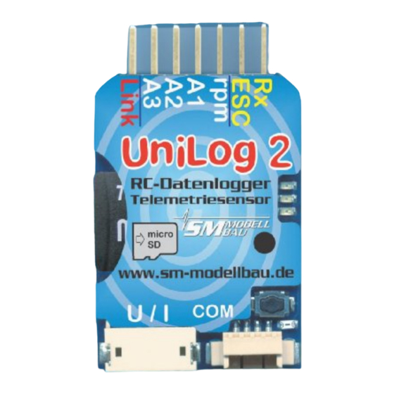 SM Modellbau UniLog 2 Bedienungsanleitung