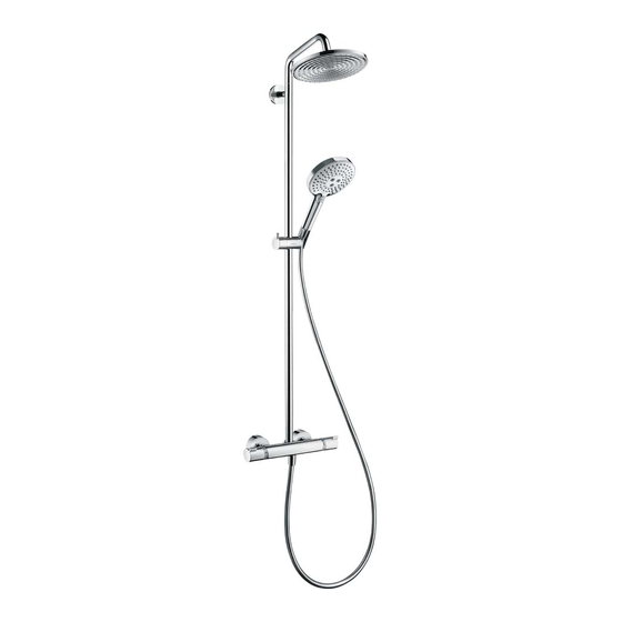 HANSGROHE Raindance Select Showerpipe EcoSmart 240 27116000 Gebrauchsanleitung