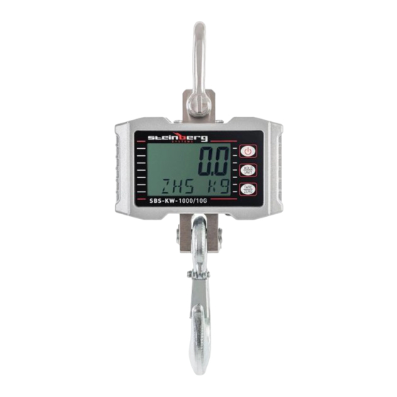 Steinberg Systems SBS-KW-1000/10G Bedienungsanleitung