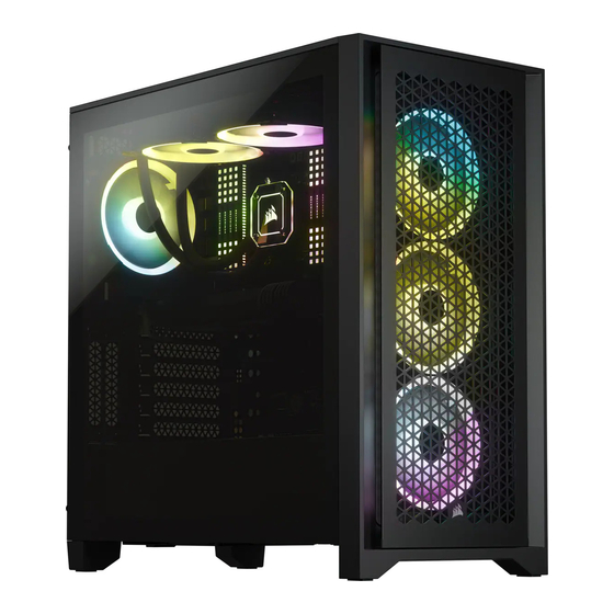 Corsair iCUE 4000D RGB AIRFLOW QL Edition Schnellstartanleitung