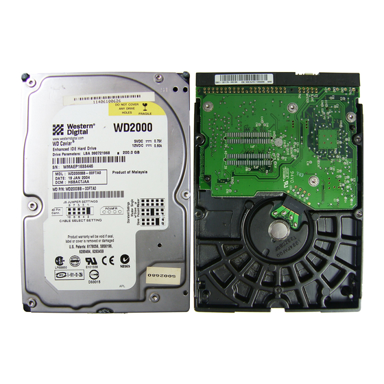 Conrad Electronic Western Digital WD2000BB Bedienungsanleitung