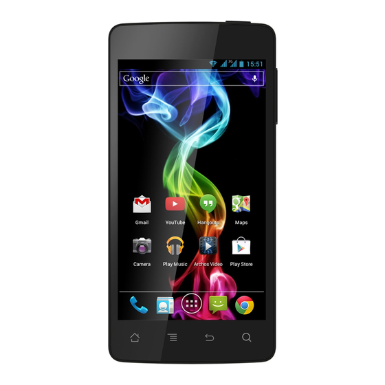 Archos 45 Platinum Bedienungsanleitung