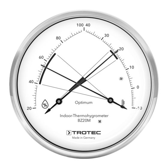 Trotec BZ20M Bedienungsanleitung