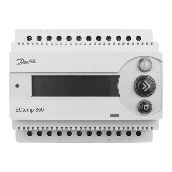 Danfoss ECtemp 850 IV Regler Installationsanleitung