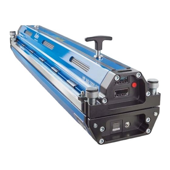 siegling blizzard HP 160/400 AIR Betriebsanleitung