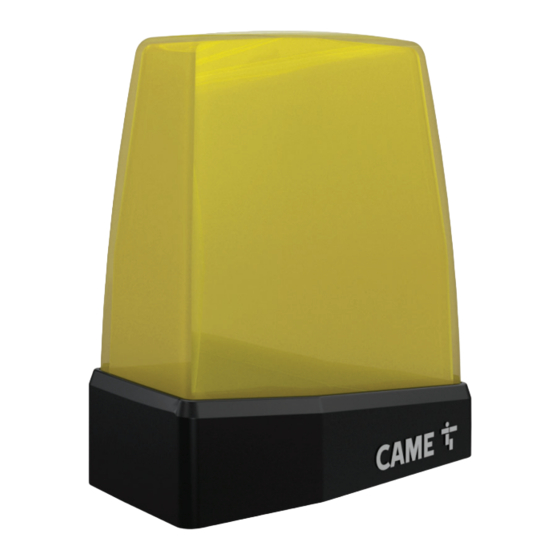 CAME 806LA-0010 Allgemeine Hinweise