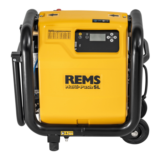 REMS Multi-Push SL Kurzanleitung