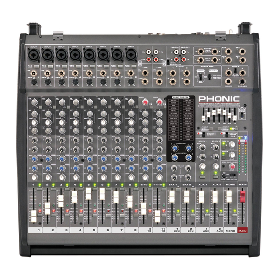 Phonic POWERPOD K-12 Plus Bedienungsanleitung