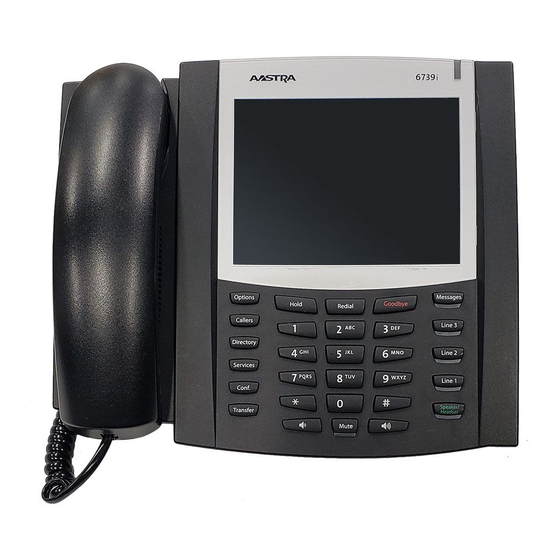 Aastra 6739i Bedienungsanleitung